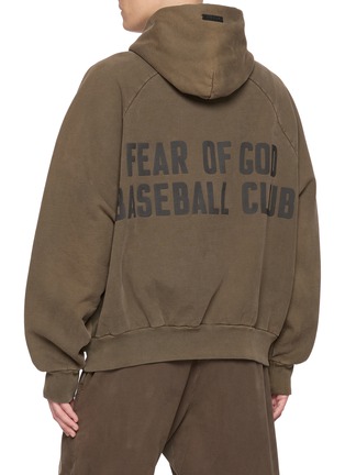 背面 - 点击放大 - FEAR OF GOD - Half Zip Cotton Fleece Hoodie