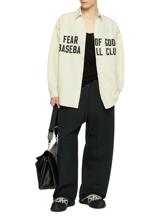 模特儿示范图 - 点击放大 - FEAR OF GOD - 加长系带休闲长裤