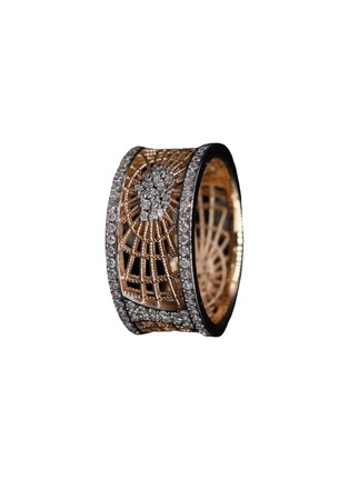 首图 - 点击放大 - DOSIS G6C - Chessboard 18K Gold Diamond Ring — HK 10.5