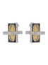 首图 - 点击放大 - DOSIS G6C - Chessboard 18K Gold Black Diamond Stud Earrings