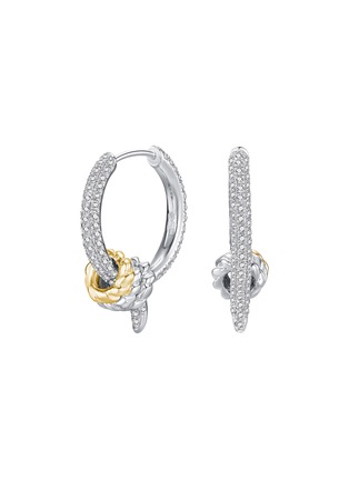 首图 - 点击放大 - DOSIS G6C - Catch Collection 18K Diamond Hoop Earrings