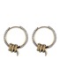 首图 - 点击放大 - DOSIS G6C - Catch 18K Gold Diamond Hoop Earrings