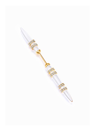 首图 - 点击放大 - DOSIS G6C - Herbal 18K Gold Ruby Crystal Earring