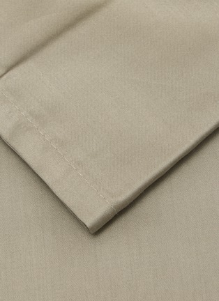 细节 –点击放大 - YVES DELORME - Triomphe Flat Sheet — Kaki