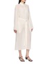 细节 - 点击放大 - R2W - Gillian Sheer Belted Wool Blend Dress