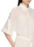  - R2W - Gillian Sheer Belted Wool Blend Dress