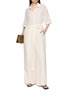 模特儿示范图 - 点击放大 - R2W - Gillian Sheer Belted Wool Blend Dress