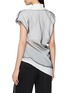 背面 - 点击放大 - R2W - Asymmetrical Draped Layered Sheer Top