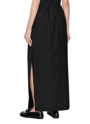 背面 - 点击放大 - R2W - Damia Elasticated Waistband Wool Blend Skirt