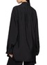 背面 - 点击放大 - R2W - Miles Oversized Asymmetrical Draped Silk Blend Shirt