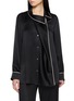 首图 - 点击放大 - R2W - Cielo Piped Collar Silk Shirt