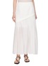 首图 - 点击放大 - R2W - Seria Asymmetrical Layered Chiffon Cotton Linen Blend Skirt