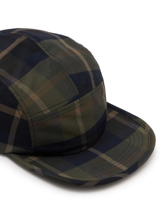 细节 - 点击放大 - COMME DES GARÇONS HOMME - X BRIEFING Check 5-Panel Cap