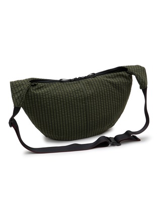 细节 - 点击放大 - COMME DES GARÇONS HOMME - Checked Sling Bag