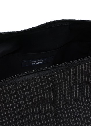 细节 - 点击放大 - COMME DES GARÇONS HOMME - Checked Sling Bag