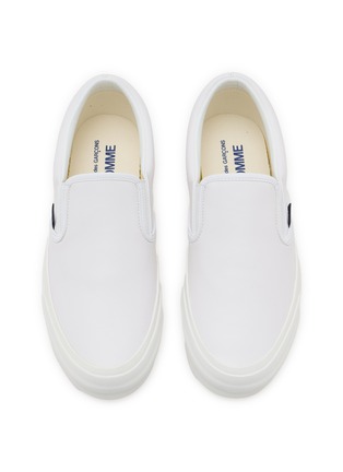 细节 - 点击放大 - COMME DES GARÇONS HOMME - Low Top Leather Men's Sneakers