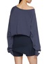 背面 - 点击放大 - NYLORA - Simone Long Sleeve Asymmetrical Top