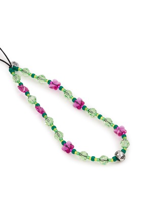 细节 - 点击放大 - STRING TING - Ice Green Flutter Drip Wristlet Phone Strap