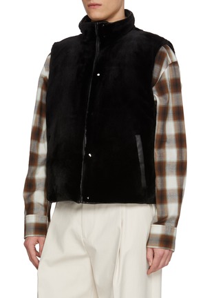 细节 - 点击放大 - KRUF - Reversible Leather Vest