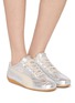 模特儿示范图 - 点击放大 - PUMA SHOES - Speedcat Silver Women's Sneakers