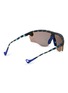 模特儿示范图 - 点击放大 - DISTRICT VISION - Junya Racer Acetate Irregular Sunglasses