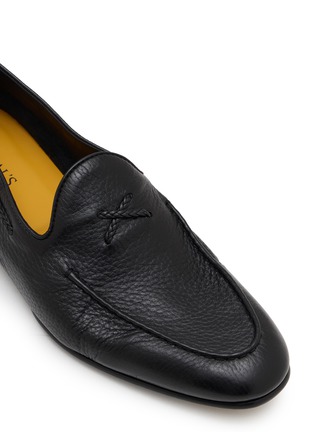 细节 - 点击放大 - DOUCAL'S - Leather Penny Loafers