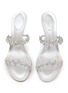 细节 - 点击放大 - RENÉ CAOVILLA - Crystal-Embellished Satin Lambskin Sandals