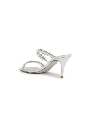  - RENÉ CAOVILLA - Crystal-Embellished Satin Lambskin Sandals