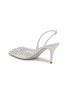  - RENÉ CAOVILLA - 80 Floral Pearl Crystal Strass Slingback Pumps