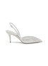 首图 - 点击放大 - RENÉ CAOVILLA - 80 Floral Pearl Crystal Strass Slingback Pumps