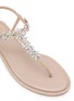 细节 - 点击放大 - RENÉ CAOVILLA - Eva Strass Embellished Satin Thong Sandals