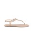 首图 - 点击放大 - RENÉ CAOVILLA - Eva Strass Embellished Satin Thong Sandals