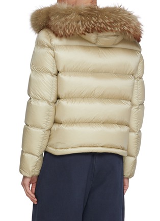 背面 - 点击放大 - KRUF - Detachable Raccoon Fur Trim Hood Quilted Down Jacket