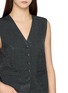  - ALEXANDERWANG - Hotfix Embellished V-Neck Tailored Vest