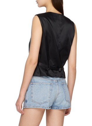 背面 - 点击放大 - ALEXANDERWANG - Hotfix Embellished V-Neck Tailored Vest