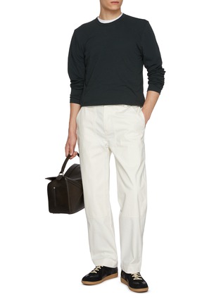 模特儿示范图 - 点击放大 - JAMES PERSE - Long Sleeve Crewneck T-shirt