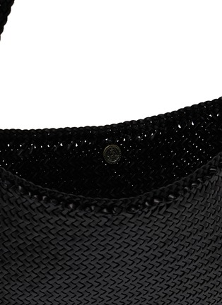 细节 - 点击放大 - DRAGON DIFFUSION - Diagonal Square Woven Leather Tote Bag