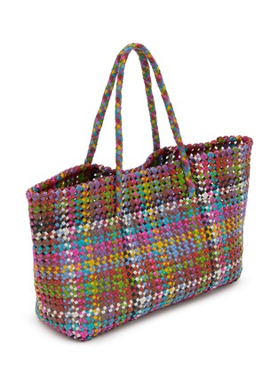 细节 - 点击放大 - DRAGON DIFFUSION - Flower Multi Knotted Goat Leather Tote Bag