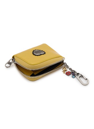 细节 - 点击放大 - MARGESHERWOOD - X Peanuts Heart Lace Mini Zipper Leather Wallet