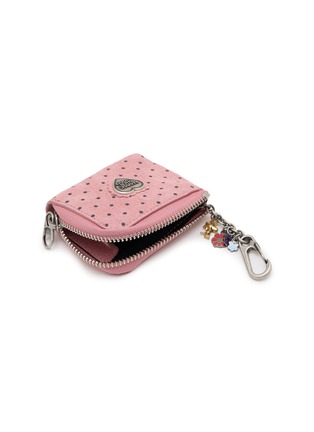 细节 - 点击放大 - MARGESHERWOOD - X Peanuts Heart Lace Mini Zipper Suede Wallet