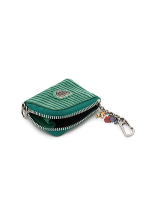 细节 - 点击放大 - MARGESHERWOOD - X Peanuts Heart Lace Mini Zipper Suede Wallet