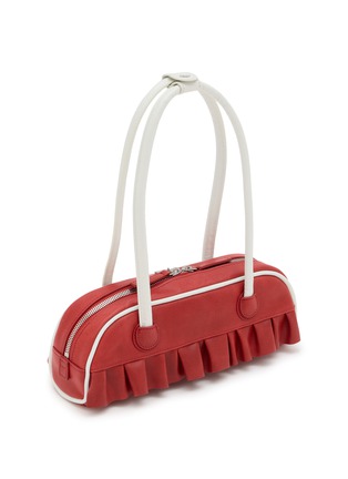 细节 - 点击放大 - MARGESHERWOOD - X Peanuts Mini Soft Boston Ruffled Leather East West Bag