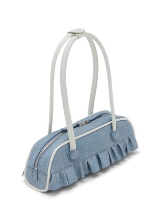 细节 - 点击放大 - MARGESHERWOOD - X Peanuts Mini Soft Boston Ruffled Leather East West Bag