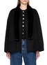首图 - 点击放大 - KRUF - Detachable Collar Multi Button Cashmere Coat