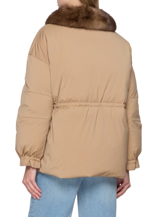 背面 - 点击放大 - KRUF - Sable Fur Collar Padded Down Jacket