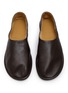 模特儿示范图 - 点击放大 - THE ROW - Canal Leather Slip-Ons