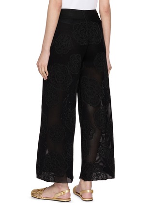 背面 - 点击放大 - PEPA POMBO - Caua Floral Embroidered Pants