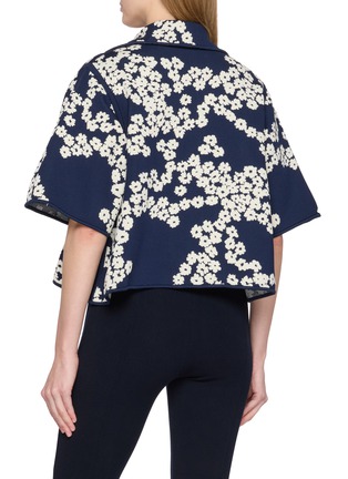 背面 - 点击放大 - PEPA POMBO - Duna Floral Knit Zip Jacket