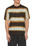 首图 - 点击放大 - J∞QUALITY  - Irregular Stripe Crewneck T-Shirt