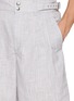  - J∞QUALITY  - Buckled Side Strap Pleated Shorts